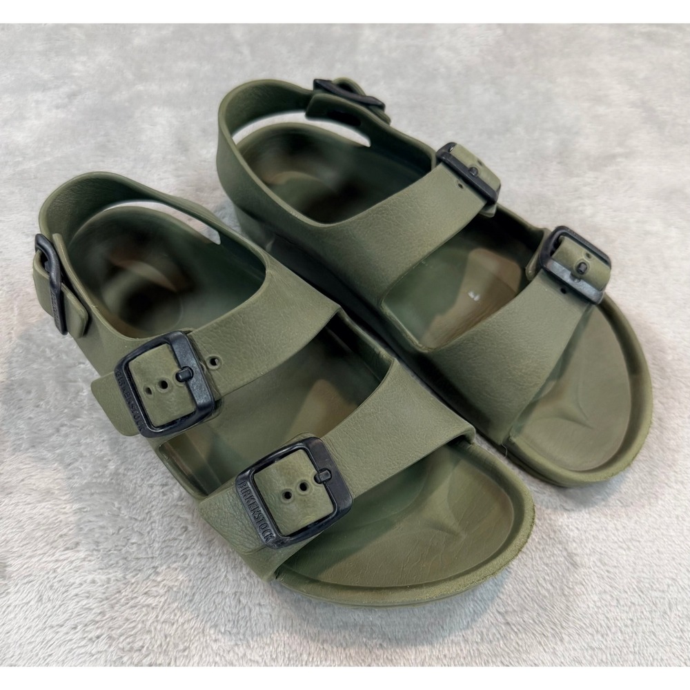 Birkenstock Kids Milano EVA Sandals Olive Green Size 31 / 13.0-13.5